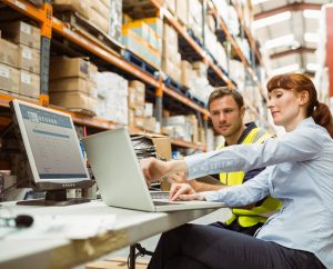 Online WHS being used in a warehouse