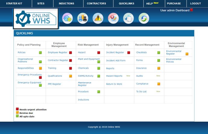 online-whs-quicklinks-page