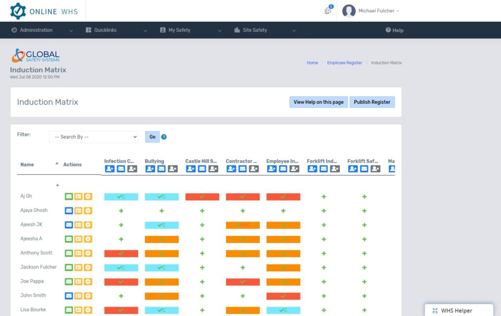 Induction Matrix WHS Systems